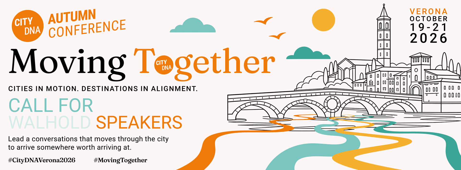 Call for Speakers CityDNA Autumn Conference Verona 2026